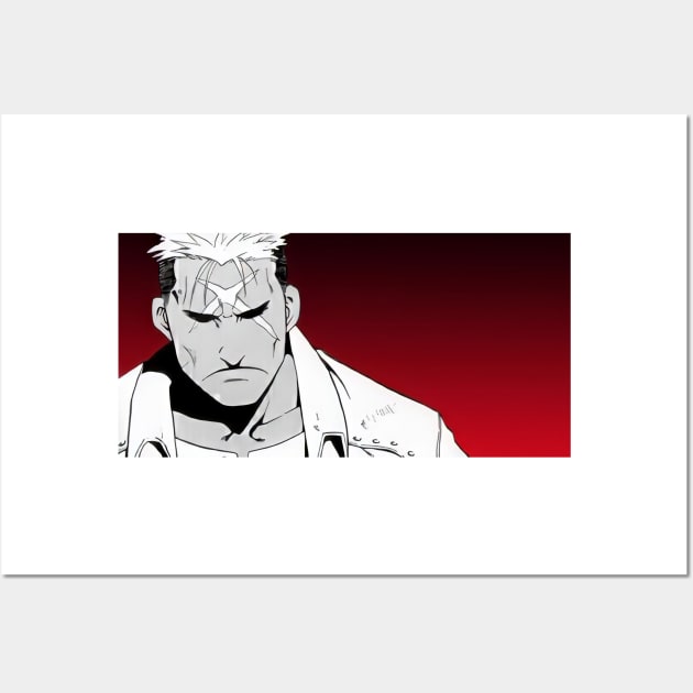 Fullmetal Alchemist - Ishvalan Warrior Scar Wall Art by BadassManga